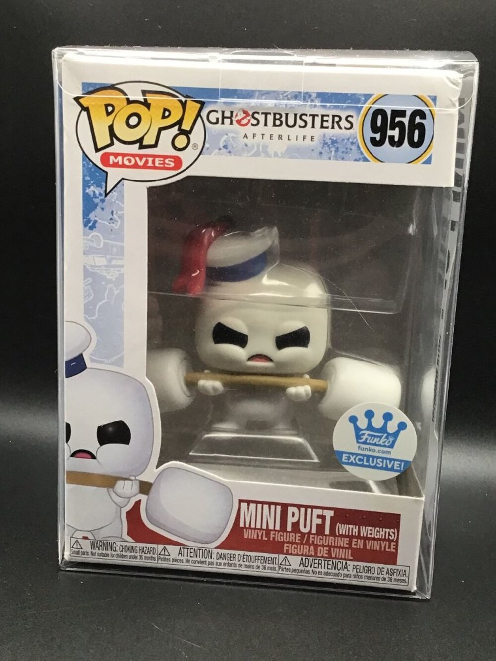 Funko Pop Movies Ghostbusters Afterlife Mini Puft #956 Funko Exclusive w/Prot.